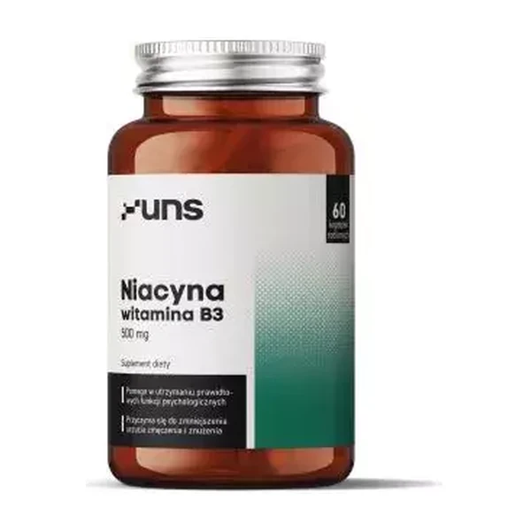 UNS NIACYNA WITAMINA B3 НИАЦИН (ВИТАМИН B3), 60 вег.капсул