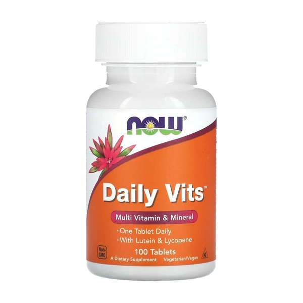 Витаминно-минеральный комплекс Now , Daily Vits 100 таб