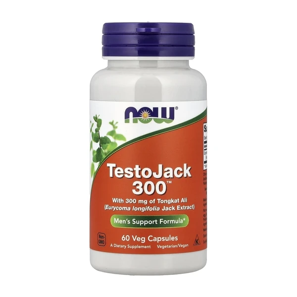 Тестостероновый Now TestoJack 300, 60 вег капс