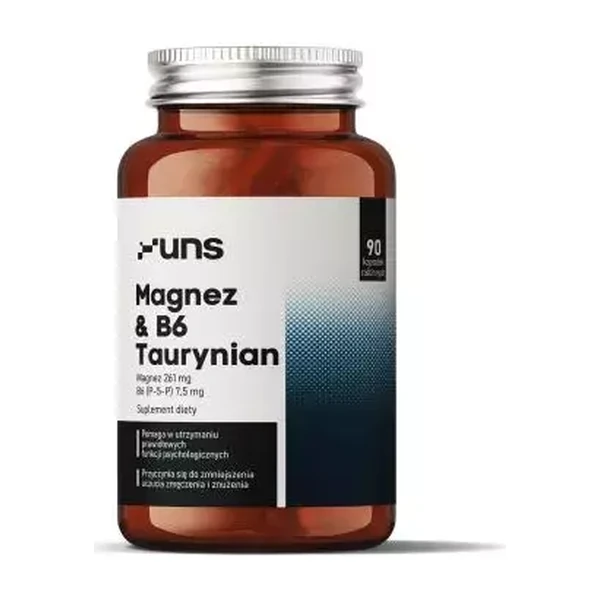 Магний Таурин Б6 UNS Taurynian Magnezu &amp; B6, 90 капс