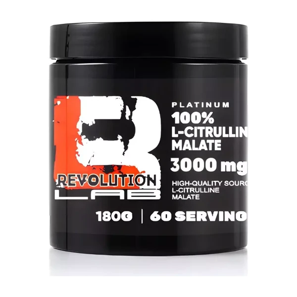 Цитруллин малат Revolution Lab 100% L-Citrulline Malate 3000 мг, 180 г