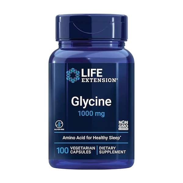 Глицин Life Extension Glycine 1000 мг, 100 вег капс