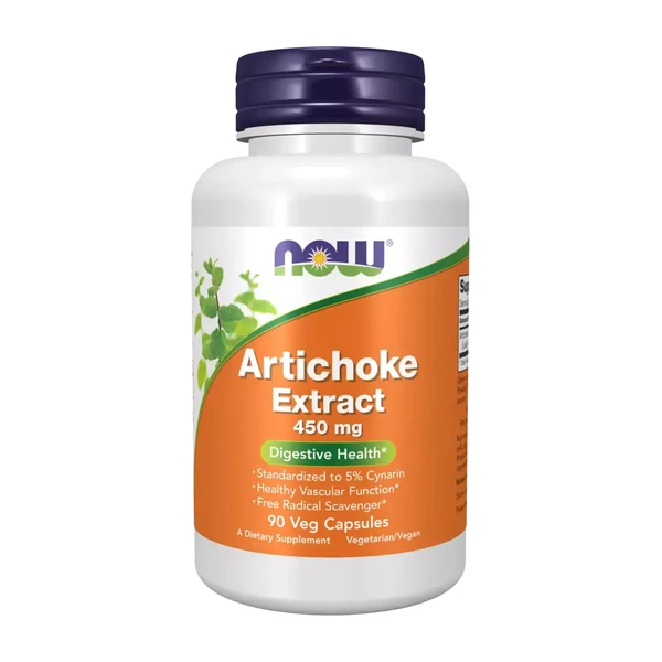 Экстракт Артишока Now Foods Artichoke Extract 450 мг, 90 вег капс