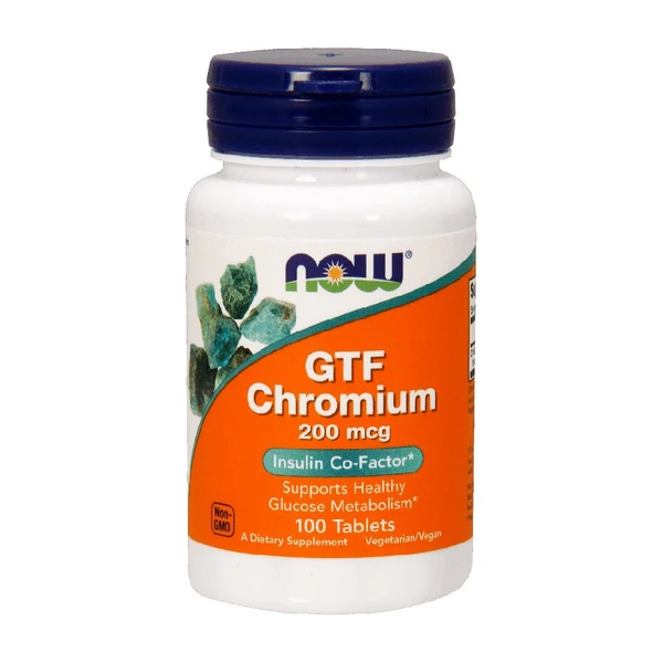 Хром GTF Now GTF Chromium 200 мкг, 100 таблеток