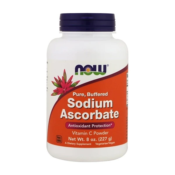 Порошок аскорбата натрия Now Sodium Ascorbate Powder (8 oz), 227 г