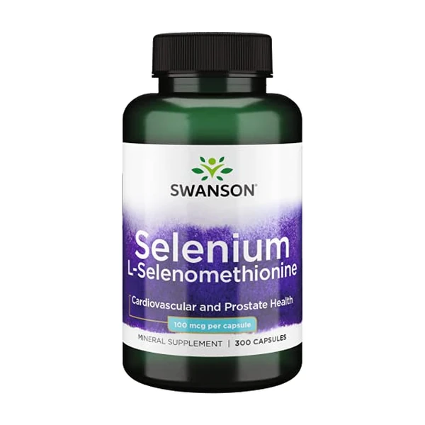 Селен Swanson Selenium 100 mcg, 300 капс
