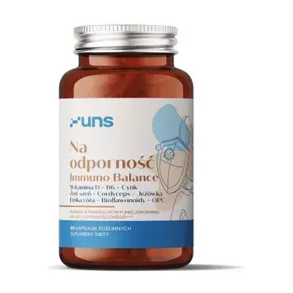 Комплекс для иммунитета UNS Na odporność Immuno Balance, 60 растительных капсул