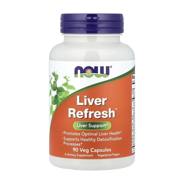 Ливер Рефреш (добавка для для печени) Now Liver Refresh, 90 капсул