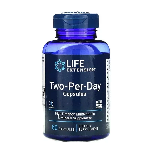 Мультивитамины Life Extension Two-Per-Day Multivitamin 60 капсул
