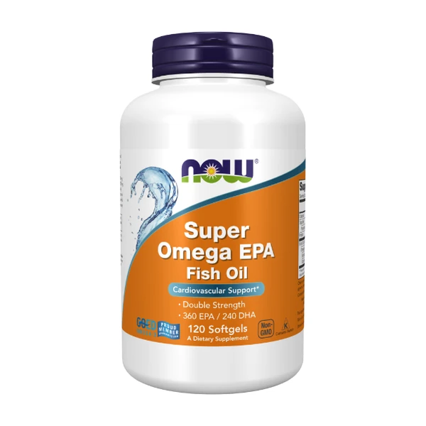 NOW Супер Омега EPA, Omega Super EPA - 120 капсул