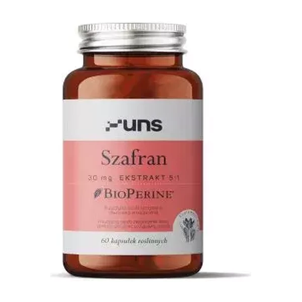 Шафран + Биопирит UNS SZAFRAN + BIOPERINE 60 vege kaps.