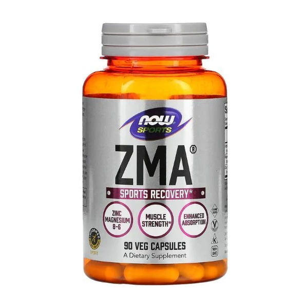 NOW ZMA (цинк, магний и витамин B6), 90 капсул