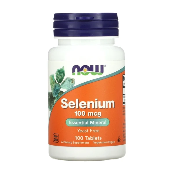 Селен Now Selen 100 mcg 100 tab