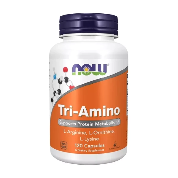 Три-Амино Now аминокислотный комплекс Tri-Amino, 120 капсул