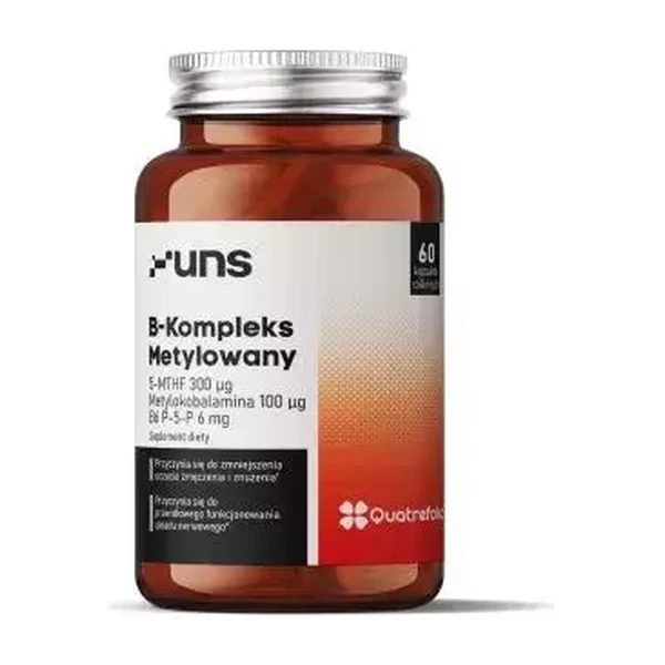 B-Комплекс метилированный UNS B-Kompleks Metylowany, 60 растительных капсул