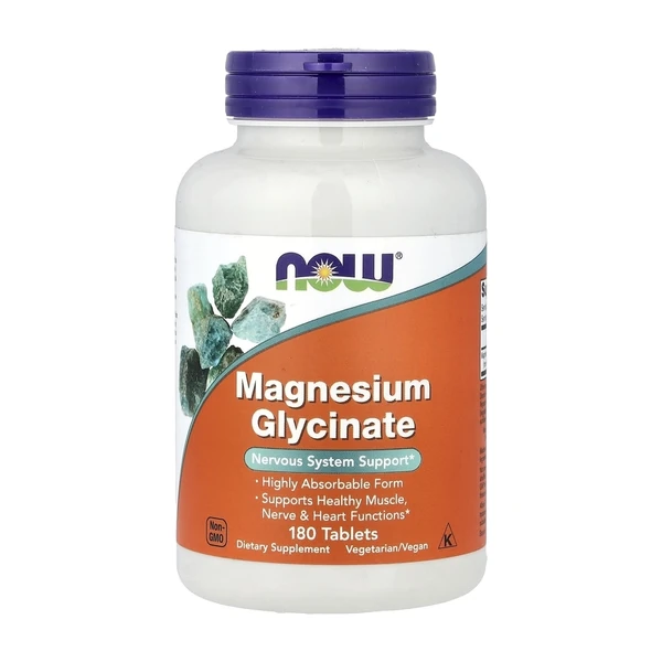 Магний Глицинат Now Magnesium Glycinate 180 табс