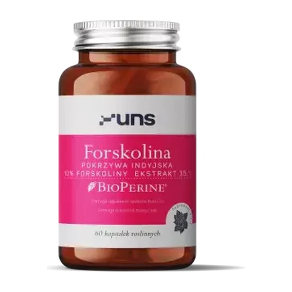 Форсколин c биоперином UNS Forskolina + Bioperine, 60 капс