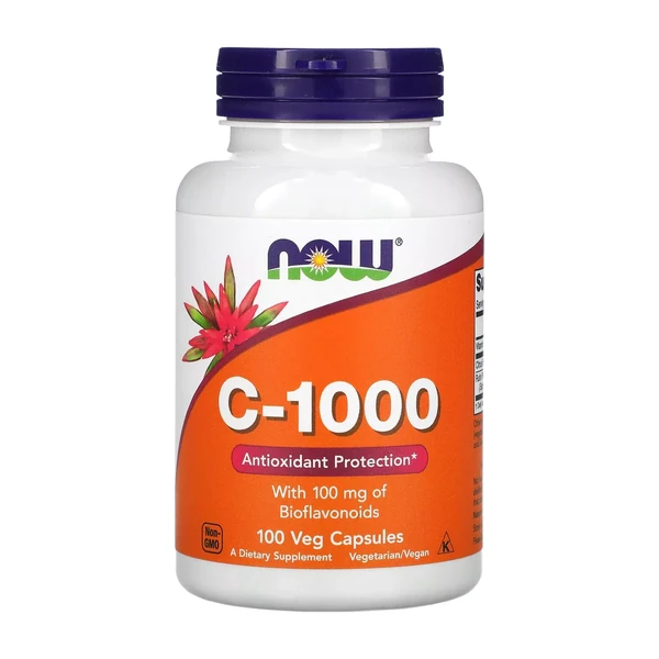 Витамин С Now Foods, C-1000, 100 капсул